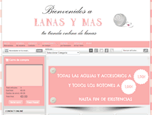 Tablet Screenshot of lanasymas.com